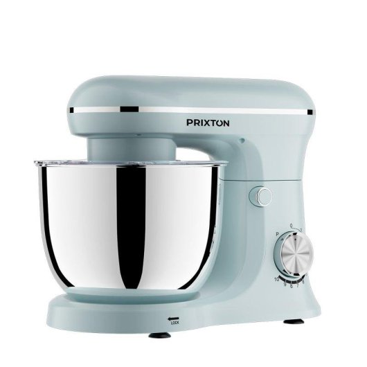 Kuechenmaschine Prixton KR250 1500W 10 Stufen Schuessel 5L blau