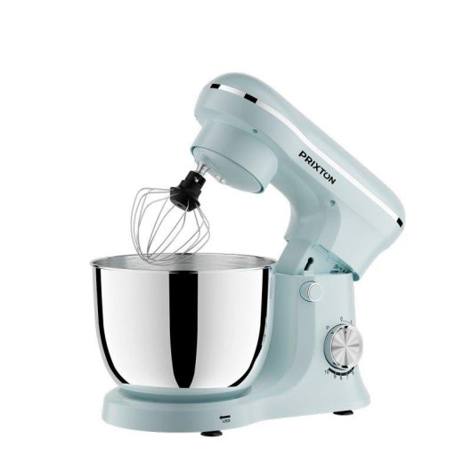 Kuechenmaschine Prixton KR250 1500W 10 Stufen Schuessel 5L blau