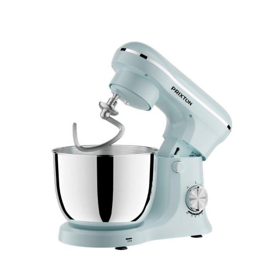 Kuechenmaschine Prixton KR250 1500W 10 Stufen Schuessel 5L blau