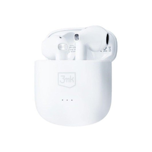 Écouteurs 3MK MovePods 5.3 sans fil Bluetooth usage quotidien sport blancs