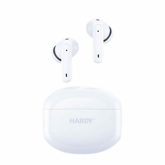 Auriculaires 3MK Hardy LifePods Pro sans fil Bluetooth 5.3 ANC Blancs