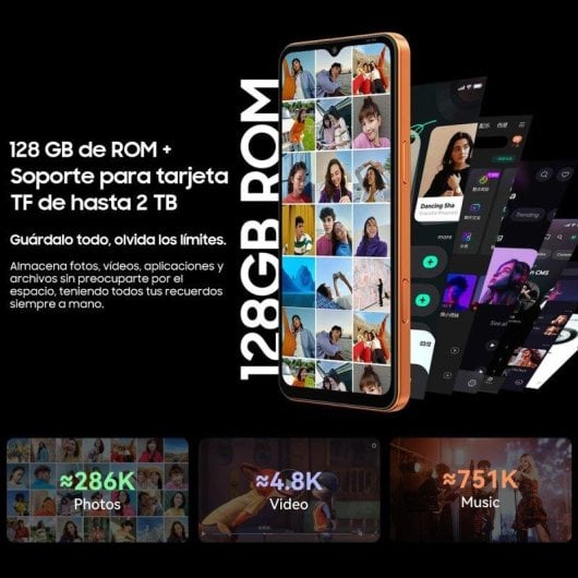 Blackview Wave 7C 4G 4GB 128GB 6.56" Laranja