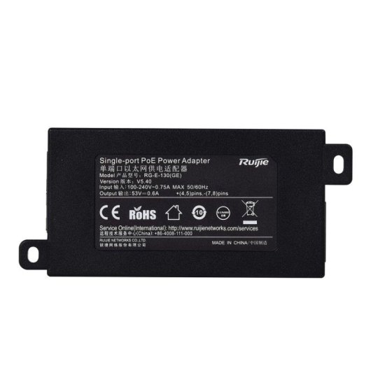 PoE-Adapter Ruijie RG-E-130GE 30W Gigabit 2x RJ45 Ports