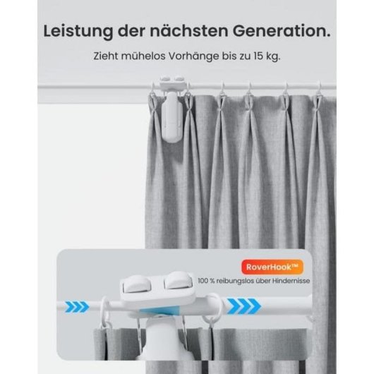 Central domotique SwitchBot Curtain Rod 3 Bluetooth LE Alexa Google Siri Matter