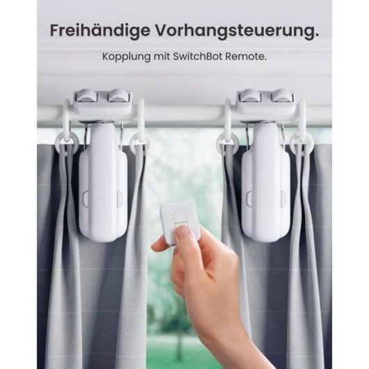 Central domotique SwitchBot Curtain Rod 3 Bluetooth LE Alexa Google Siri Matter