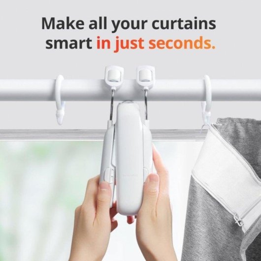 Central domótica SwitchBot Curtain 3 U Rail Bluetooth Alexa Google Siri