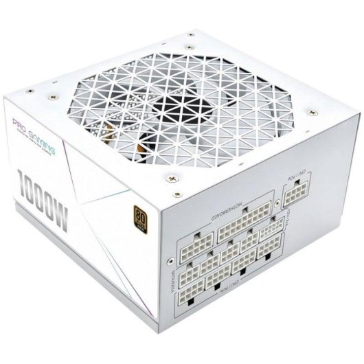 Fonte di Alimentazione Progaming 1000W 80+ Gold Modulare Bianca I-stop Fan