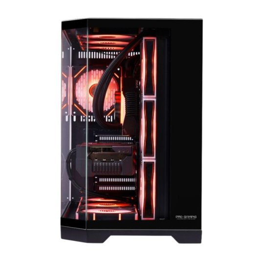Caixa PC Gaming ProGaming Banshee Cube Tower ATX 7 Ventiladores ARGB Reverse