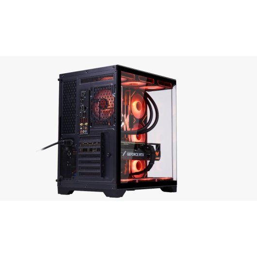 Progaming Banshee Caja Pc Cube Tower Atx Con 7 Ventiladores Argb Reverse, Controlador Argb + Pwm, Filtros Antipolvo, Alt
