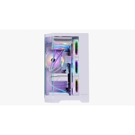 Case PC ProGaming Banshee Bianca Cube Tower ATX 7 Ventilatori ARGB Reverse