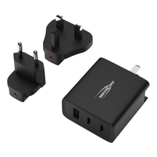 Chargeur Ansmann TC315 15W 3 Ports USB-C USB-A Compact Universel