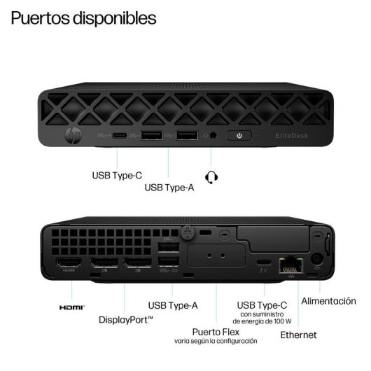 Mini PC HP EliteDesk 8 Mini G1i Intel Core Ultra 5 235 16GB 512GB SSD Intel Graphics Windows 11 Pro
