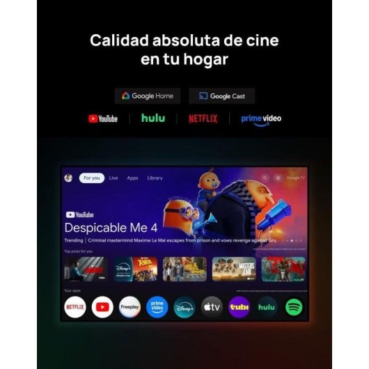 Proyector XGIMI Horizon 20 Pro 4K UHD 4100 Lúmenes 300" Láser DLP Smart TV Google Dolby Vision