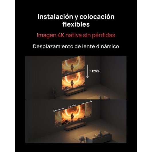 Proyector XGIMI Horizon 20 Pro 4K UHD 4100 Lúmenes 300" Láser DLP Smart TV Google Dolby Vision