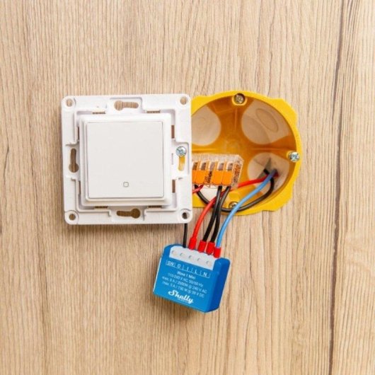 Relais Z-Wave Shelly Qubino Wave 1 Mini Contrôle éclairage, Contact sec, 8A