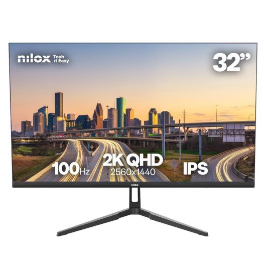 Écran PC Nilox NXM322K1001 32" Quad HD 100Hz IPS 4ms VESA HDMI DP