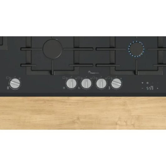 Plaque Bosch Serie 8 PRS9A6H40 90 cm Gaz Verre Trempé 5 Zones Home Connect