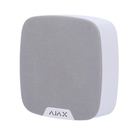 Relé Wi-Fi Ajax Speakerphone Jeweller Branco Comunicação Vocal IA Segura