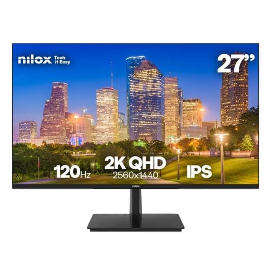 Ecran PC Nilox NXM272K1204 27" Quad HD 120Hz IPS 4ms VESA HDMI DP