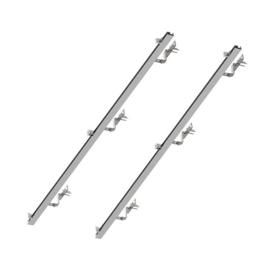 Sistema de Fixação EcoFlow para Telhado Inclinado Instalação Solar Universal Robusta