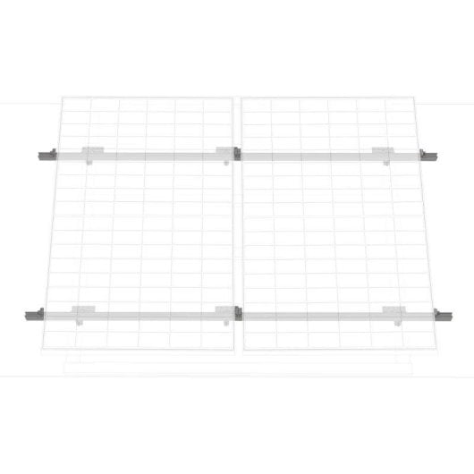 Sistema de Fixação EcoFlow para Telhado Inclinado Instalação Solar Universal Robusta