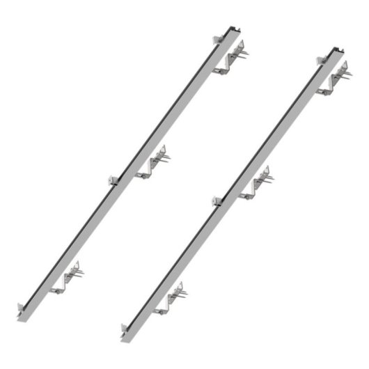 Sistema de Fixação EcoFlow para Telhado Inclinado Instalação Solar Universal Robusta