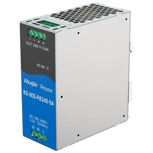 Stazione di energia Ruijie RG-NIS-PA240-54 240W 2 uscite DC 54V Rail DIN