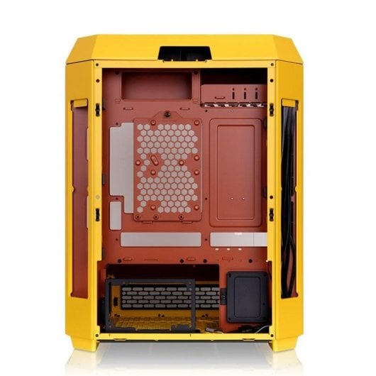 Torre ATX Thermaltake Tower 600 Amarela Vidro Temperado RGB Gaming