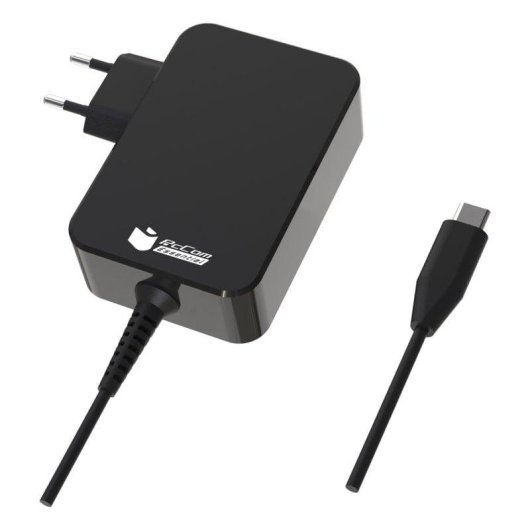 PcCom Essential Cargador Universal 90W USB-C 8 Adaptadores para Portátil