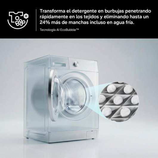 Máquina de Lavar Roupa Samsung WW80FG5L32TEEC 8 kg 1200 rpm A Branco WiFi IA