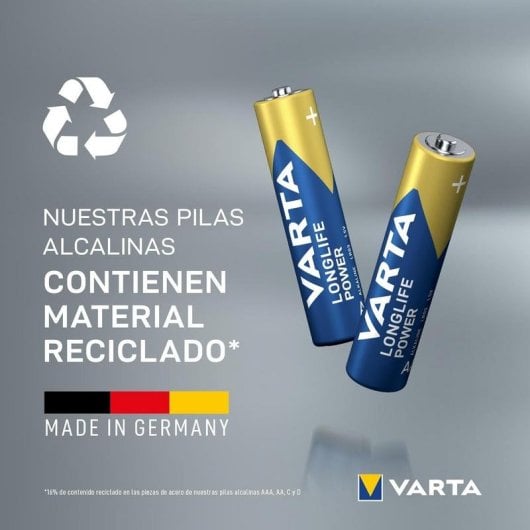 Pila Varta Longlife Power 04903 AAA Alcalina 1,5 V Pack 12 unidades