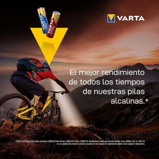 Pila Varta Longlife Power AA 12 unidades alcalinas alta potencia
