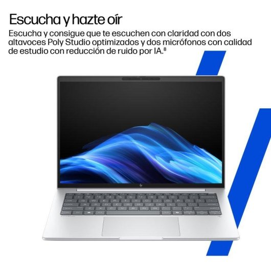 Portatile HP EliteBook 8 G1i 14" Intel Core Ultra 7 IA Boost 16GB Windows 11 Pro 512GB SSD Intel Arc Graphics