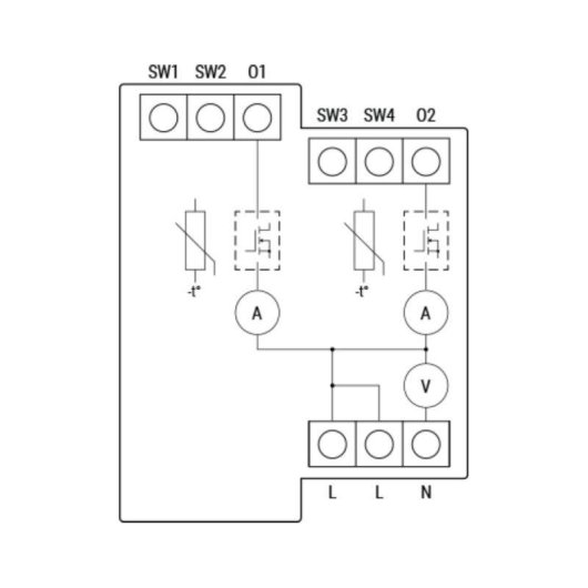 Relé Z-Wave Shelly Dimmer 2x200W Controle iluminação, Rail DIN, Medição