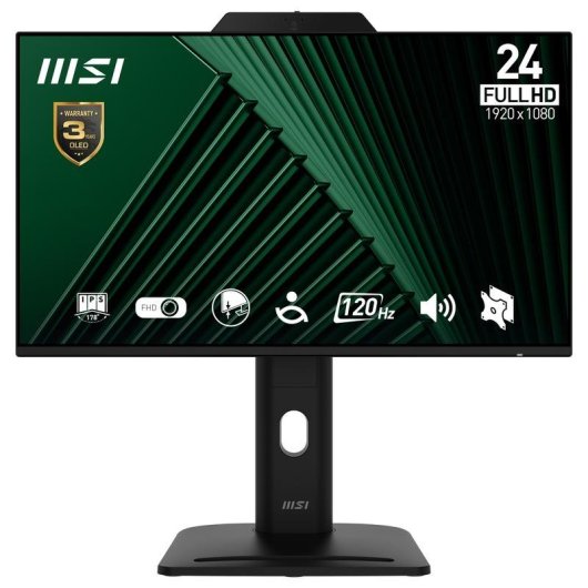 Monitor MSI Pro MP242PMGDE 23,8" FullHD 120Hz IPS Altifalantes Ajuste Altura