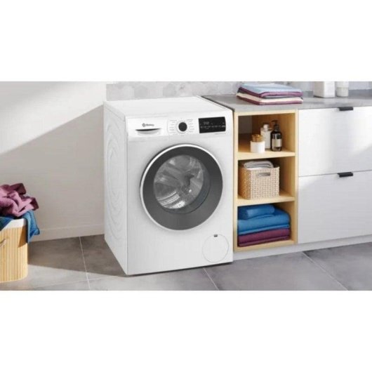 Máquina de Lavar Roupa Balay 3TS382B Carga Frontal 8 kg 1200 rpm Classe A Branca
