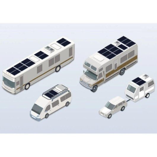 Pannello Solare EcoFlow RVMax 130W 50V IP68 Ultra-sottile Set 2 Pezzi