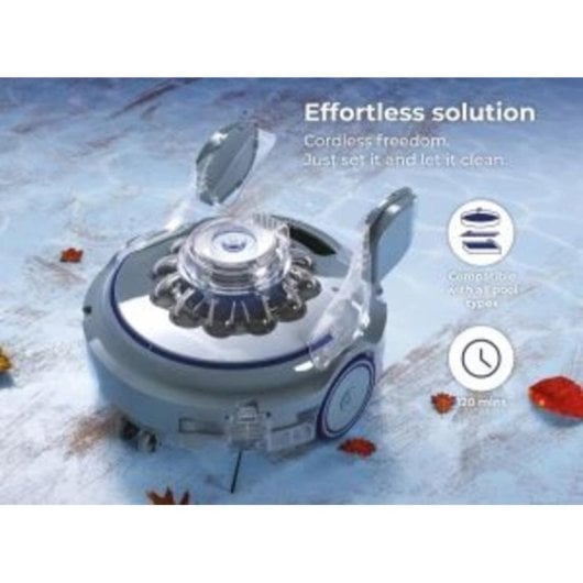 Robot limpiafondos Gre RBR120 Inalámbrico para piscinas hasta 60 m² 120 min