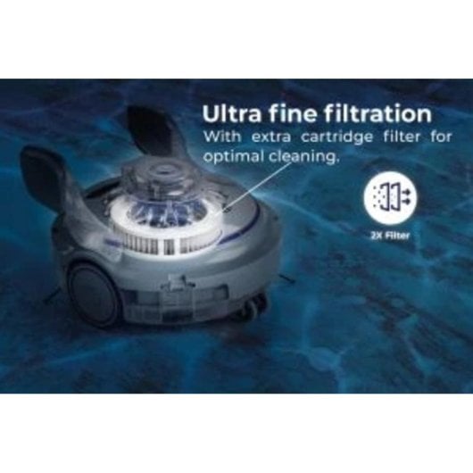 Robot limpiafondos Gre RBR120 Inalámbrico para piscinas hasta 60 m² 120 min