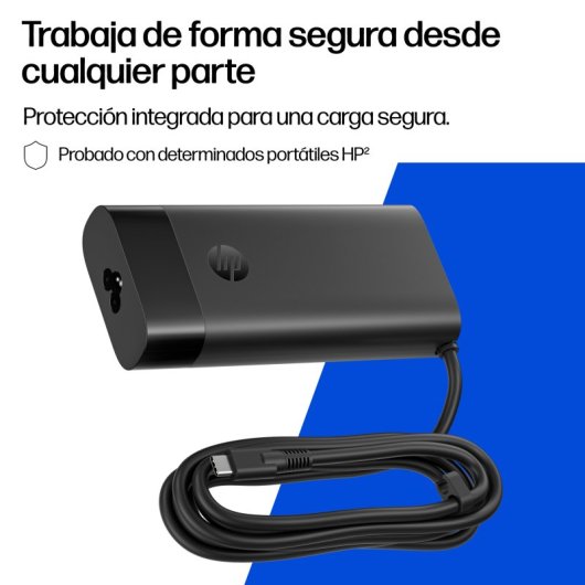 Chargeur USB-C HP 140W Noir Portable Sécurité Optimale