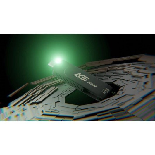 Disco Duro Agi Gear ED138 Pro 512GB SSD USB-C Haute Vitesse Compact