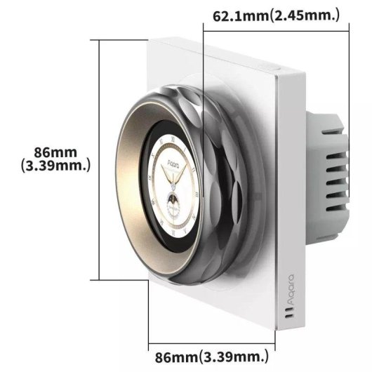 Relais Wi-Fi Aqara Touchscreen Dial V1 Contrôle de l’éclairage et de la température