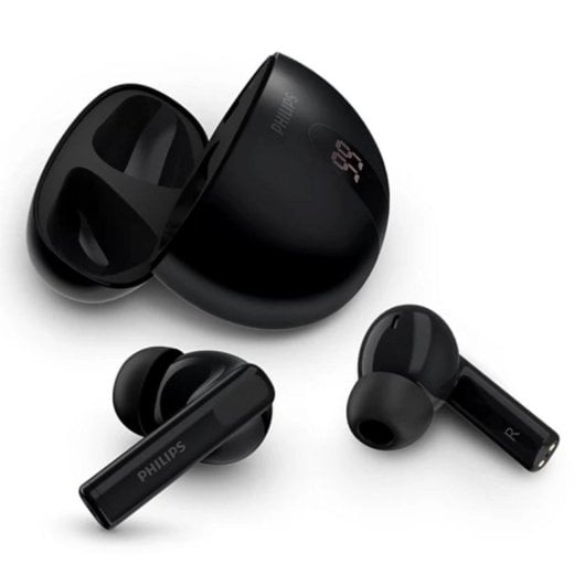 Auriculaires Philips TAT2520BK/00 sans fil Bluetooth avec Réduction Active du Bruit Noir