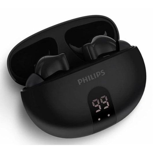Auriculaires Philips TAT2520BK/00 sans fil Bluetooth avec Réduction Active du Bruit Noir