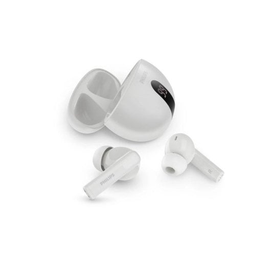 Auriculaires Philips TAT2520WT/00 sans fil Bluetooth avec Réduction Active du Bruit Blancs