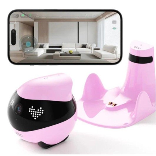 Cámara IP Enabot EBO Air2 Full HD Visión Nocturna Interior Control por App