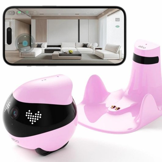 Cámara IP Enabot EBO Air2 Full HD Visión Nocturna Interior Control por App