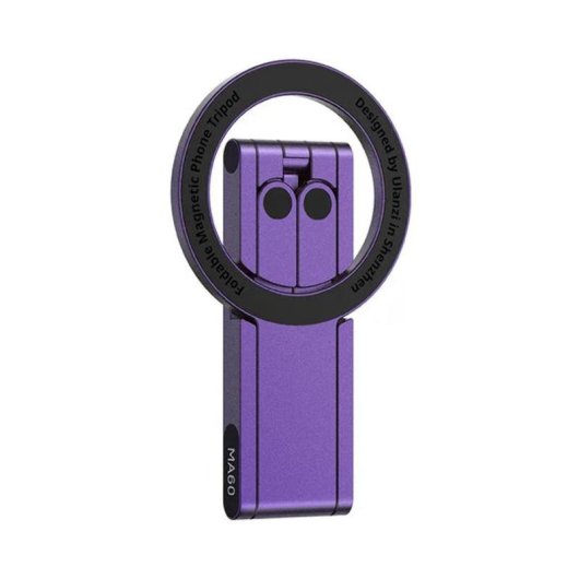 Support magnétique Ulanzi MA60 Pliable Double Aimant 14N Violet