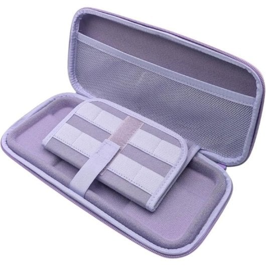 Capa rígida Lazerbuilt Switch 2 Squishmallows compartimento jogos rosa