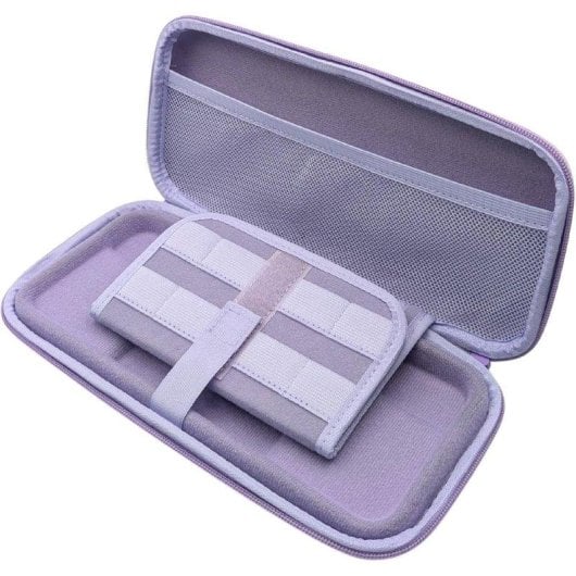 Capa rígida Lazerbuilt Switch 2 Squishmallows compartimento jogos rosa